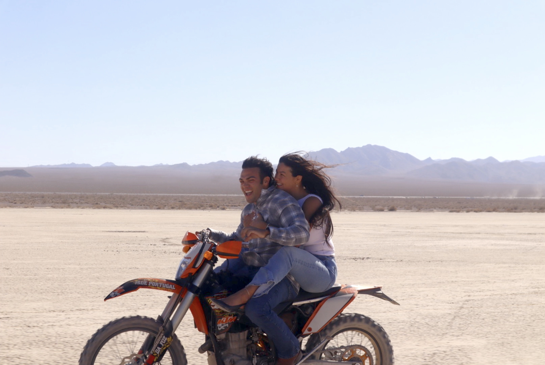 Surprise Desert Engagement Shoot – Sarah & Mason & Dirtbike