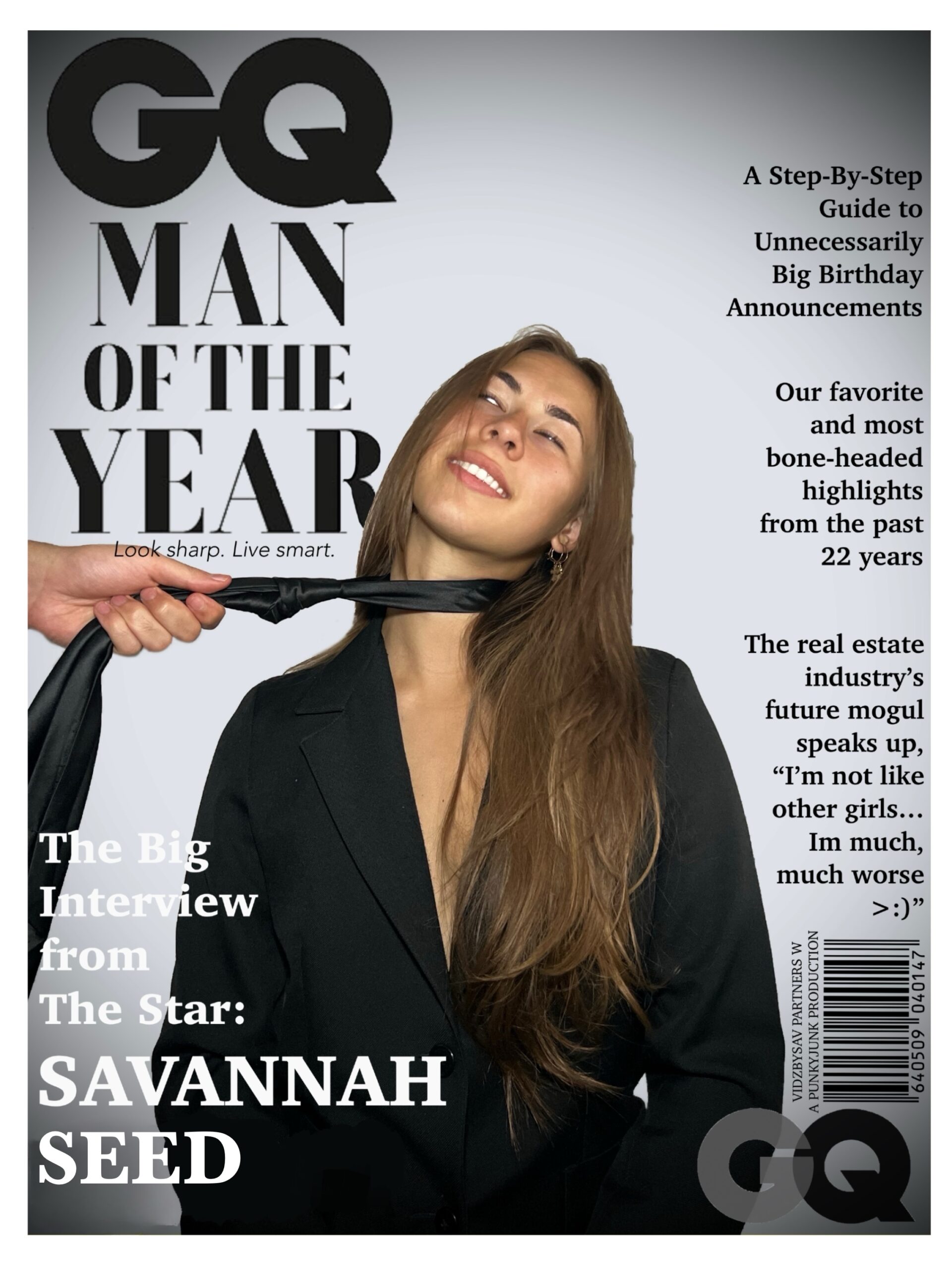 MAN OF THE YEAR: GQ MAGAZINE TEMPLATE