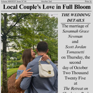 Editable Wedding Newspaper Template on Canva